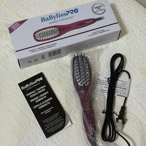 BaBylissPRO Nano Titanium Compact Thermal Paddle Brush - Limited Edition